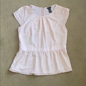 Blush Pink Ann Taylor Top